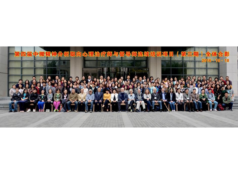 雅潍心理韩莉老师在中挪精分项目组